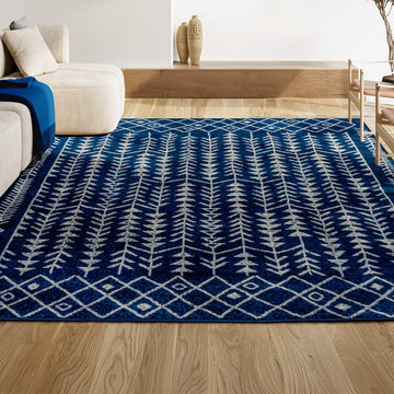 Ziri Moroccan Geometric Area Rug